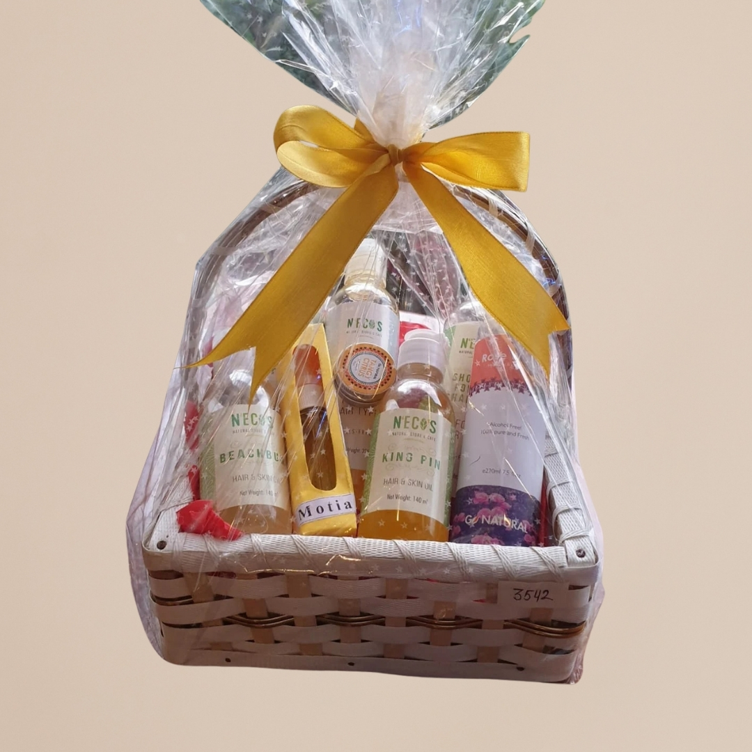 Just For Them Organic Self Care basket By Necos
